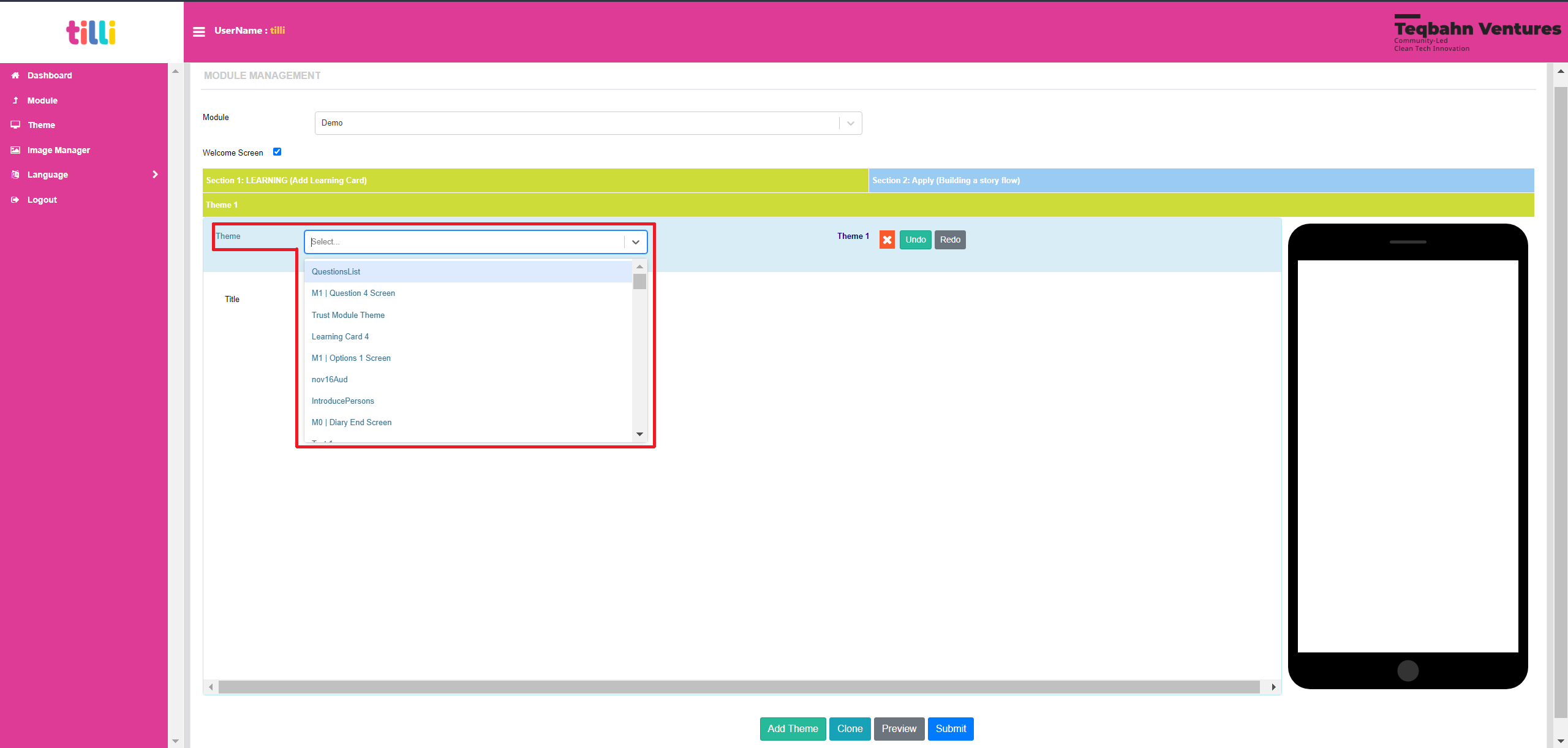 Module_Choosetheme